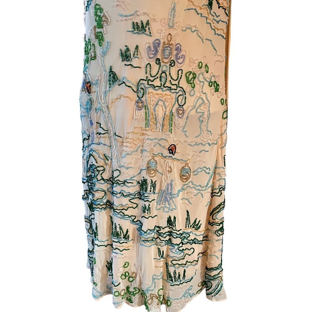 Agent Provacateur Soirée Silk Beaded EMIKO Dress - Picture 8 of 10